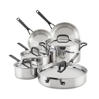 KitchenAid Tri-Ply Copper 10-Piece Set