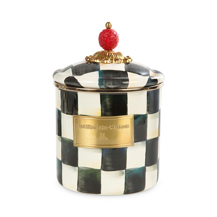 Mackenzie Childs Courtly Check Enamel Canisters Bloomingdale #39 s