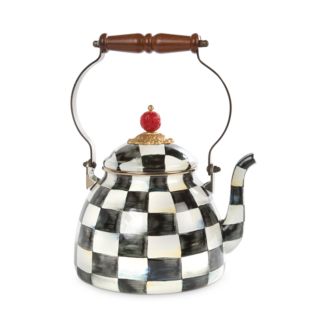 Mackenzie-Childs 2-Qt. Courtly Check Enamel Tea Kettle | Bloomingdale's