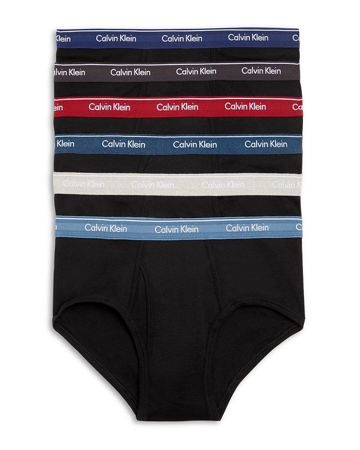 Calvin Klein Briefs - Pack Of 6 In Black Bodies