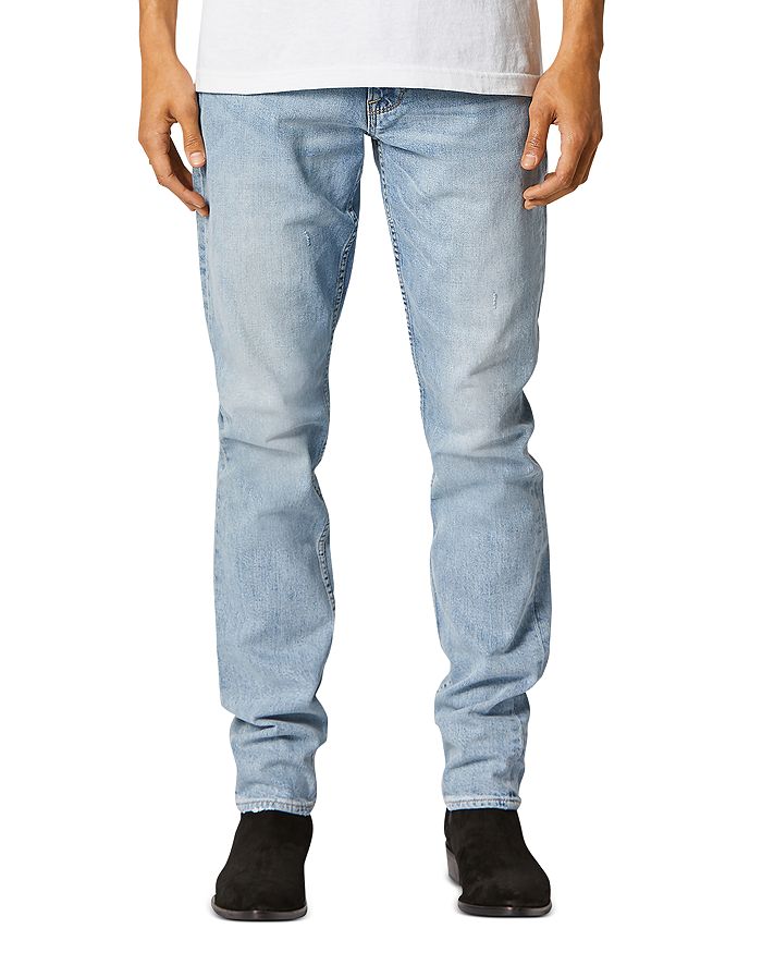 Hudson Blake Straight Slim Jeans In Turn Over In Canyon