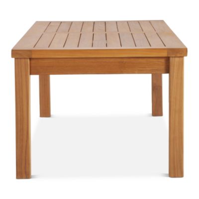  Upland Outdoor Patio Teak Wood Coffee Table