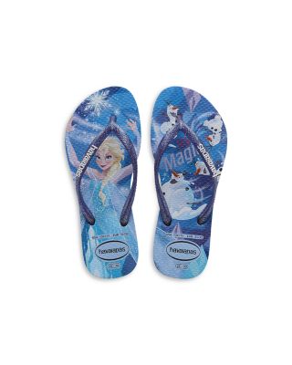 havaianas Girls' Kids Slim Frozen Flip-Flops - Toddler, Little Kid