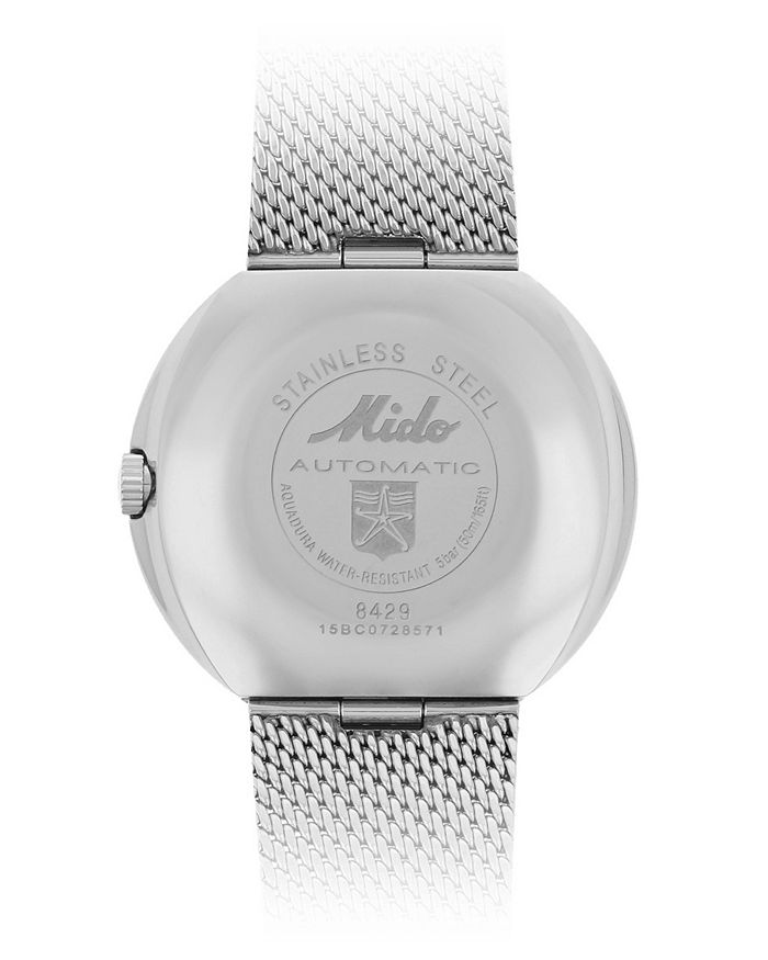 Shop Mido Commander 1959 Watch, 37mm In Silver