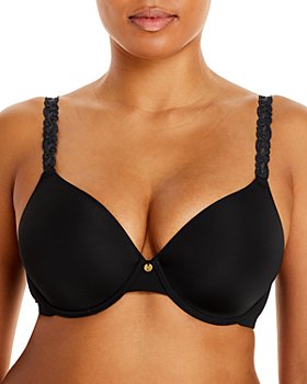Marks And Spencer Womens Ladies Black Straight Fit Bra Size 40B Regular