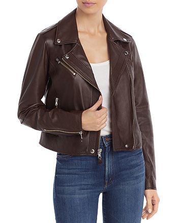 PAIGE Danette Leather Moto Jacket | Bloomingdale's