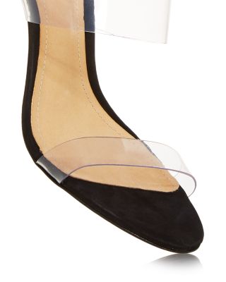 Women's Ariella Clear Strap High-Heel Slide Sandals