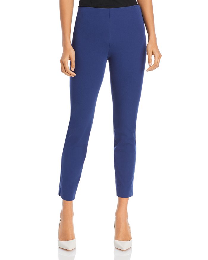 Theory Cropped Leggings In Bright Navy