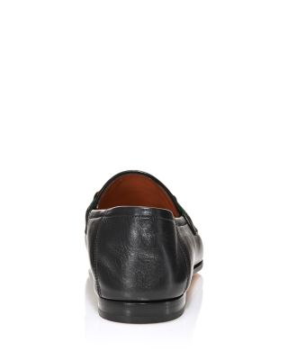 Men's Leather Web Horsebit Loafers