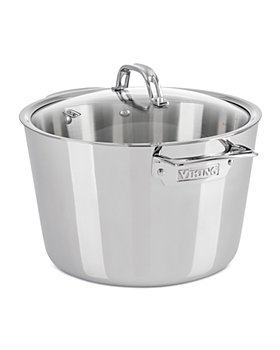 Viking - Contemporary 3 Ply 8.0 Quart Stock Pot with Lid