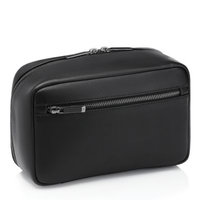 Roadster Leather Wash Bag