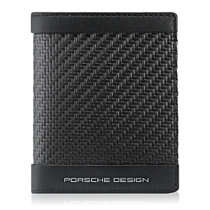 Porsche Design Bric's  Carbon Billfold 6 In Black