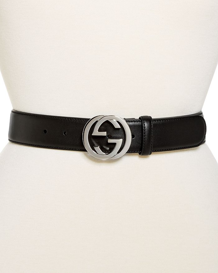 Gucci Women's Double G Leather Belt | Bloomingdale's