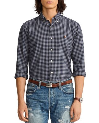 polo ralph lauren classic fit gingham shirt