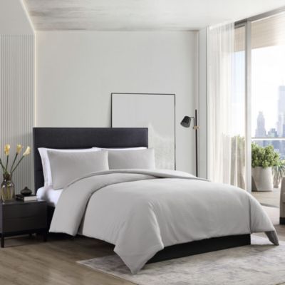 Waffle Pique Duvet Cover Set, Queen