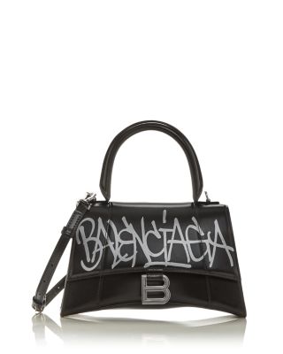 Hoofdstraat Zee Goed gevoel Balenciaga Hourglass Graffiti Small Leather Top Handle Bag | Bloomingdale's