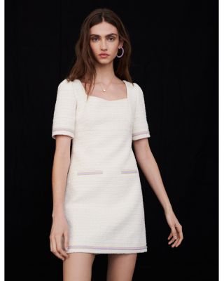 maje ranessa short tweed dress Maje Ranessa Short Tweed Dress