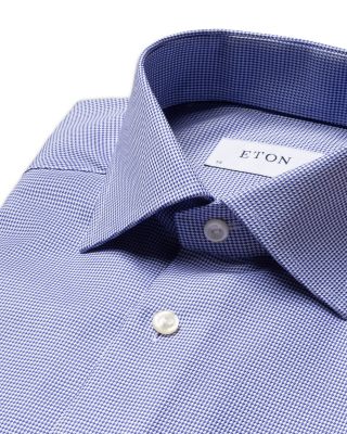 Slim Fit Houndstooth Dress Shirt