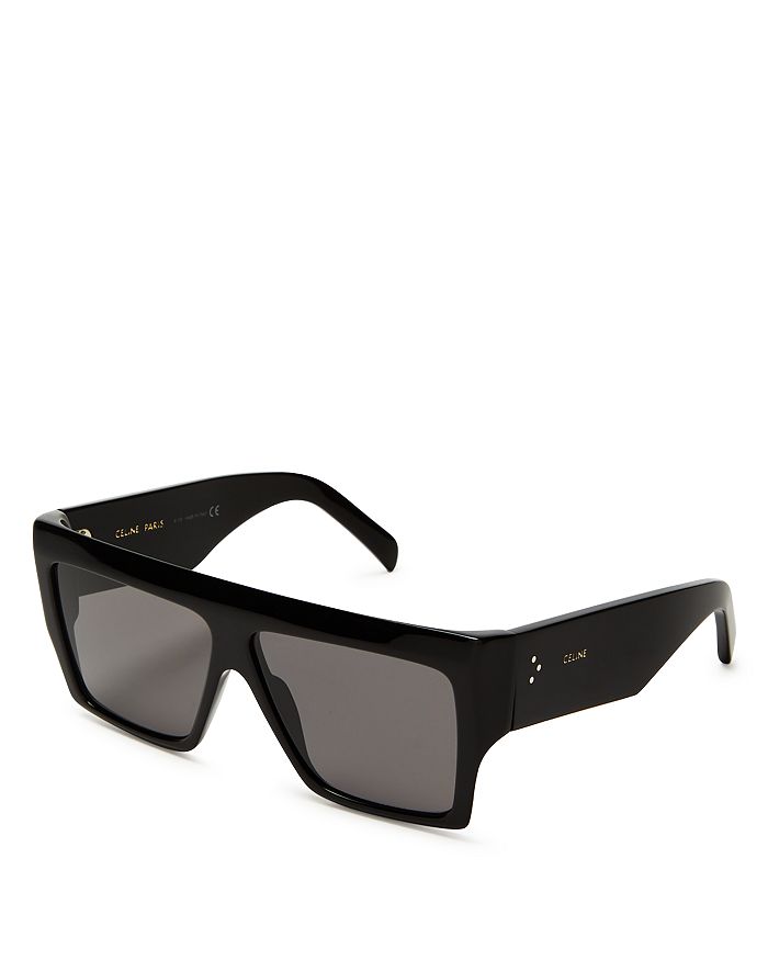 zlikovac Običan sumaglica  CELINE Unisex Flat Top Square Sunglasses, 57mm | Bloomingdale's