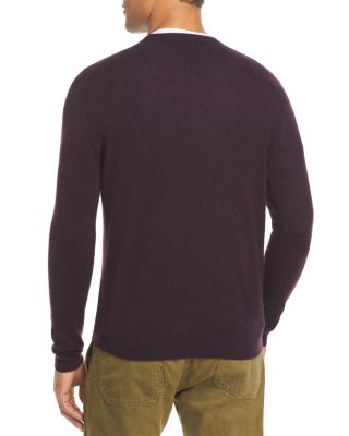 Raisin Cashmere Crewneck Sweater - Exclusive