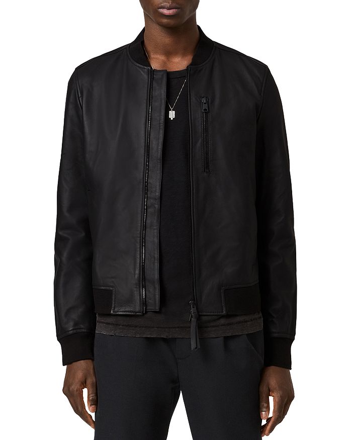 ALLSAINTS - Ivor Leather Bomber Jacket