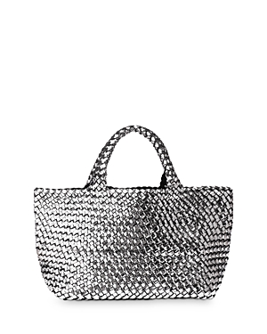 Naghedi St. Barths Medium Woven Tote In Reflect