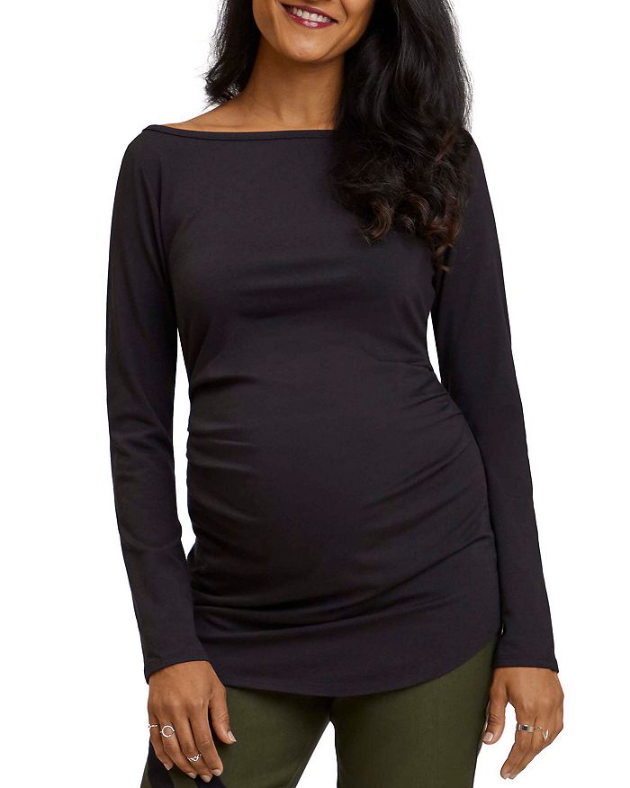 Stowaway Collection Long Sleeve Ballet Maternity Tunic | Bloomingdale's