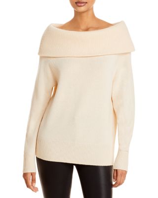 paige off the shoulder sweater