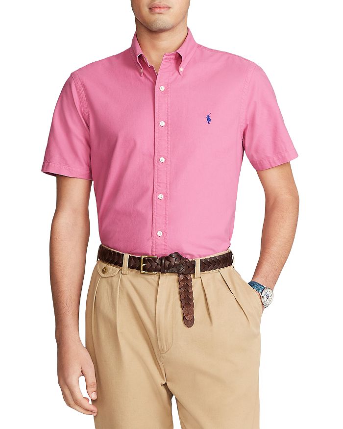 Polo Ralph Lauren Classic Fit Short Sleeve Oxford Shirt | Bloomingdale's