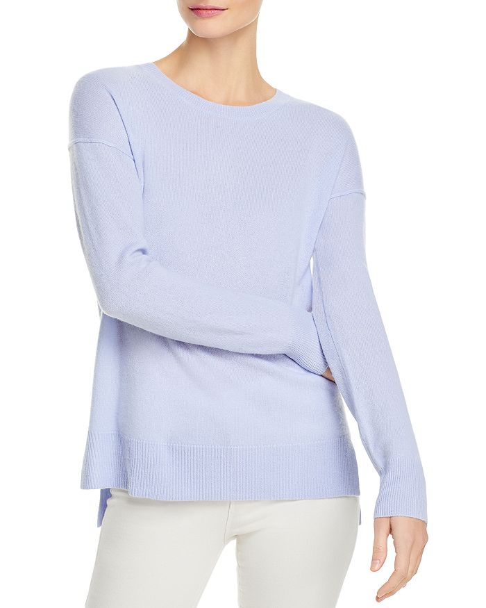 Aqua Cashmere High Low Cashmere Sweater - 100% Exclusive In Opal