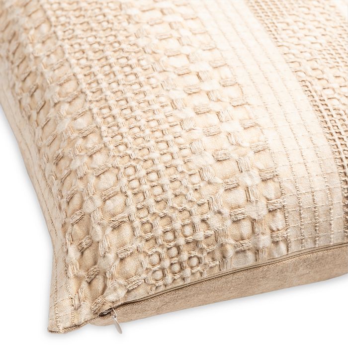 Shop Surya Washed Waffle Decorative Pillow, 20 X 20 In Natural
