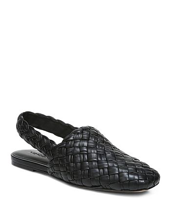 vince leather cadot buckle shoe