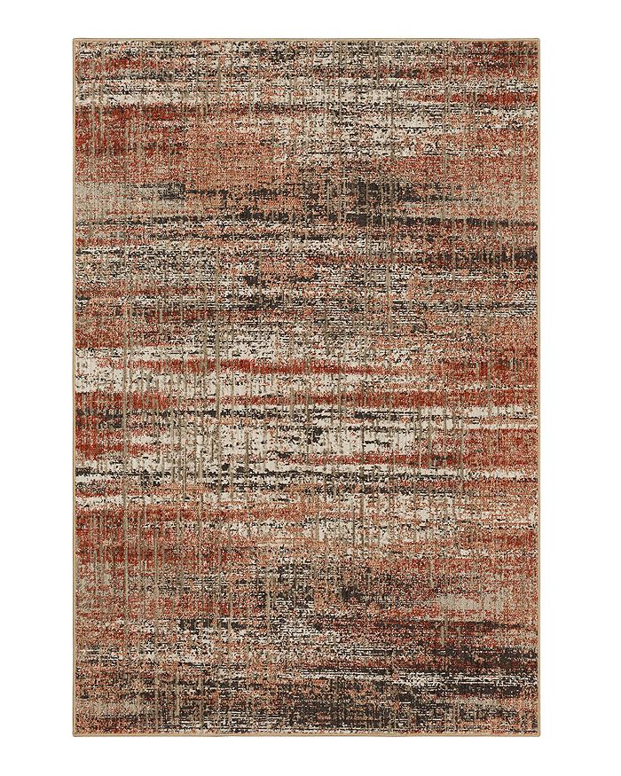 Karastan Expressions Craquelure By Scott Living Area Rug, 5'3 X 7'10 In Ginger
