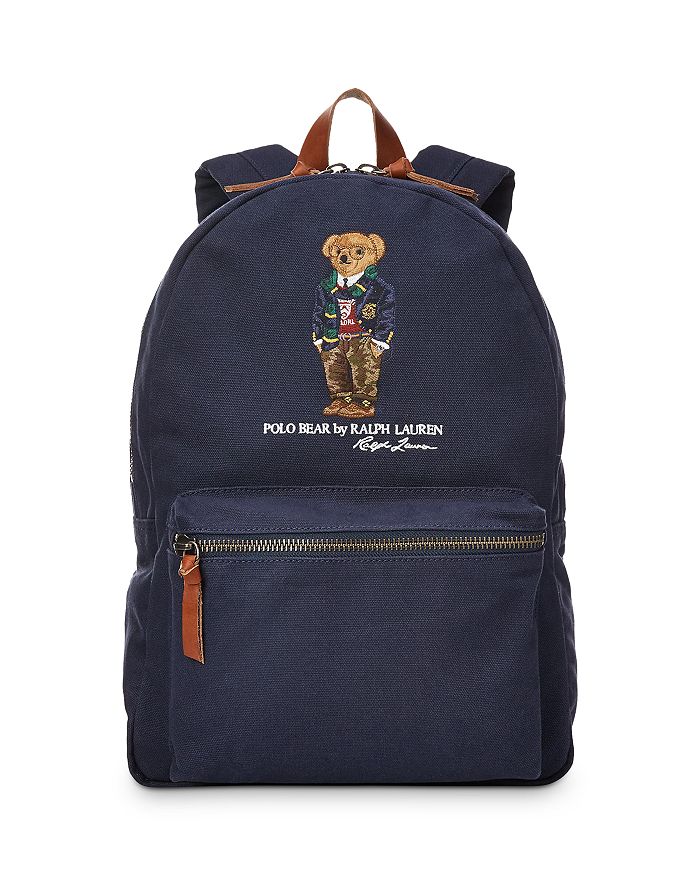 Polo Ralph Lauren Polo Bear Canvas Backpack | Bloomingdale's