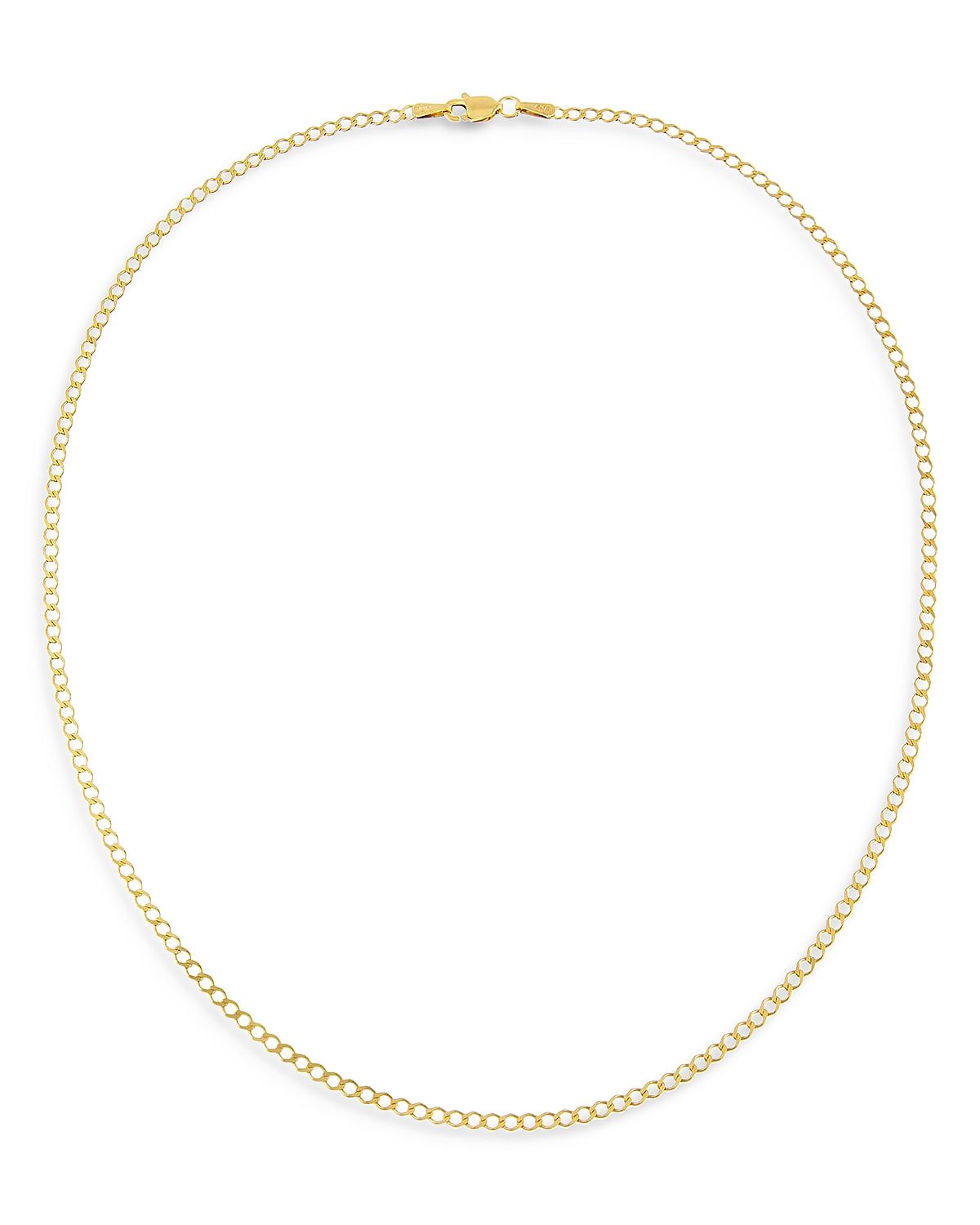 Photo 1 of ADINA'S JEWELS Flat Curb Chain Necklace, 18"