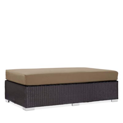 Modway Convene Outdoor Patio Rectangle Ottoman