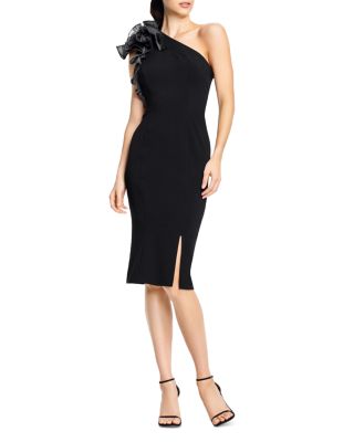 Aidan Mattox - One-Shoulder Cocktail Dress