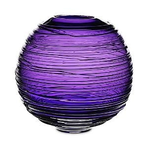 William Yeoward Crystal Miranda Globe Vase 9 In Amethyst