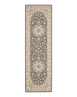 Nourison Living Treasures Li15 Runner Area Rug, 2'6 X 8' In Gray/ivory