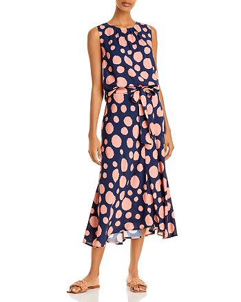 Velvet By Graham Spencer Claudette Tank Swan Printed High Low Skirt Bloomingdale S