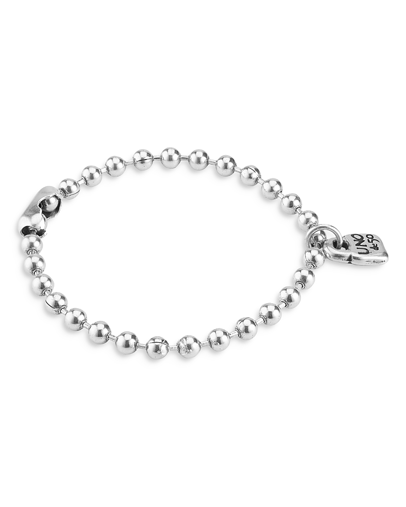 Uno De 50 Emotions Bead Charm Bracelet In Silver