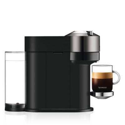 Vertuo Next Deluxe by Breville with Aeroccino Milk Frother, Dark Chrome