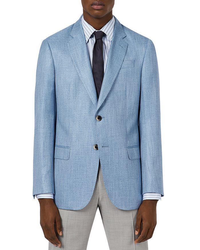 Emporio Armani Chambray Suit Jacket Bloomingdale s