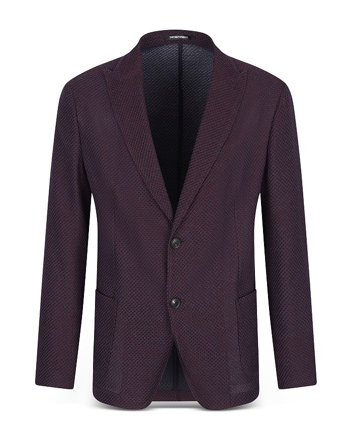 Armani Slim Fit Textured Suit Jacket | Bloomingdale's