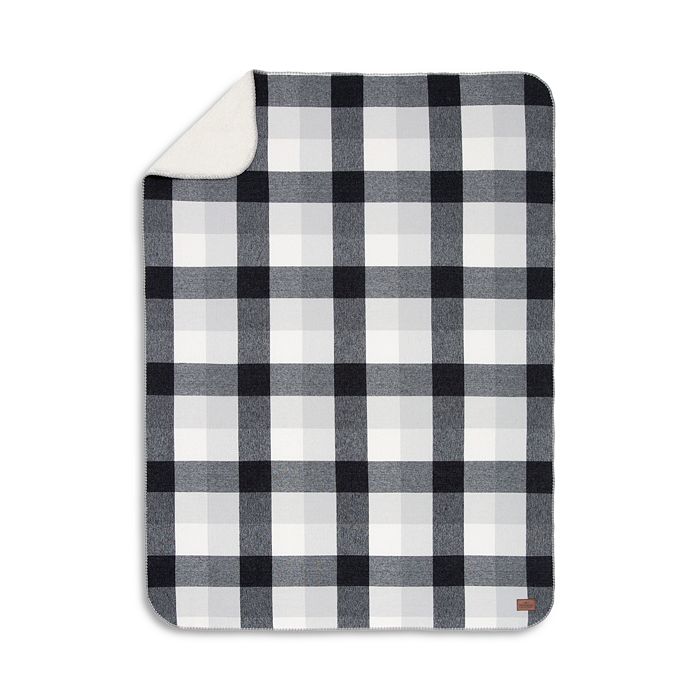 Pendleton - Cotton Plaid Sherpa Throw Blanket, 50" x 70"