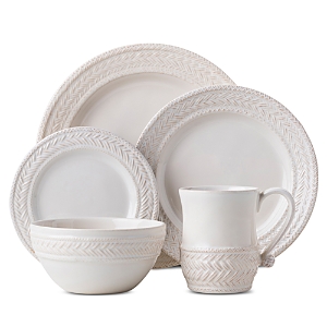 Juliska Le Panier Whitewash 5 Pc Place Setting