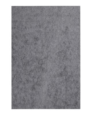 Dual Surface Thin Lock Rug Pad Grey 5' W x 8' L Rectangle