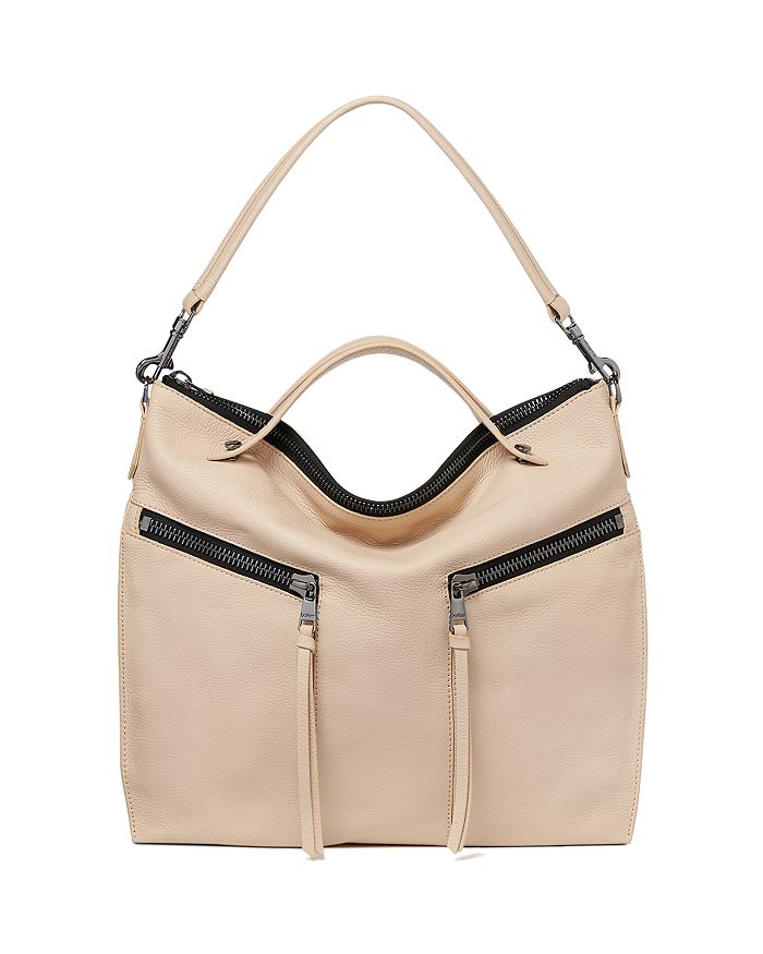 Botkier New Trigger Medium Leather Convertible Hobo In Fawn