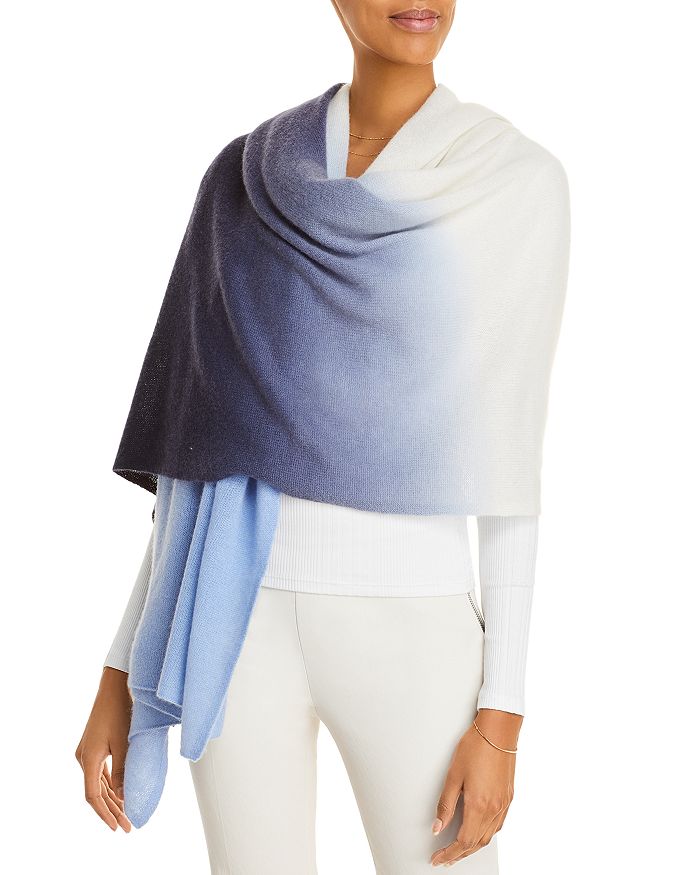 C by Bloomingdale's Printed Cashmere Travel Wrap - 100% Exclusive ...