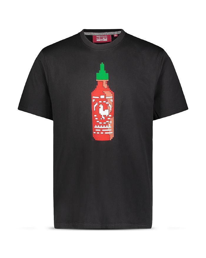 8-bit By Mostly Heard Rarely Seen Chili Sauce Graphic Tee In Black